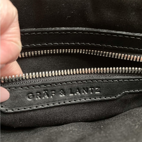 Graf Lantz Bedford Leather Croc Embossed 3 Way Crossbody Bag Backpack NWOT - Picture 10 of 12